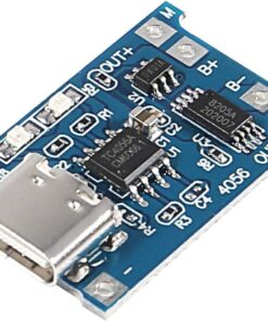 TP4056 Type-C 18650 Lithium Battery Charger Module with Protection – 1A 5V Charging Board