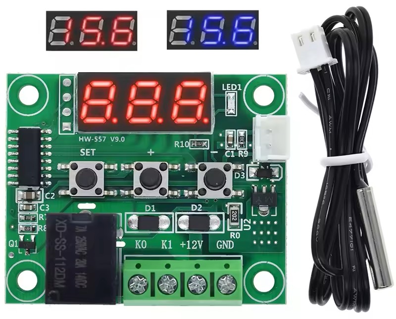 Stock XH-W1209 DC 12V Digital Temperature Controller W1209