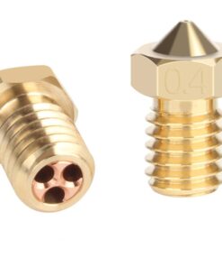 E3D V6 Brass Nozzle M6 1.75mm – 0.2mm / 0.3mm / 0.4mm / 0.5mm Precision 3D Printer Nozzle