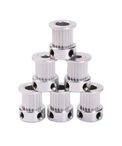 GT2 Timing Pulley 16T / 20T Aluminum M6 Bore (5mm / 6.35mm / 8mm) for 6mm & 10mm Belt – 2GT 3D Printer & CNC