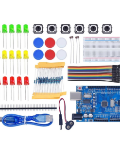 UNO R3 ATmega328P Development Board Starter Kit with Breadboard, LEDs & Accessories (CH340G)