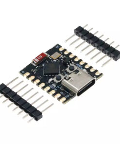 ESP32-C3 SuperMini Development Board Top with header pins on the side