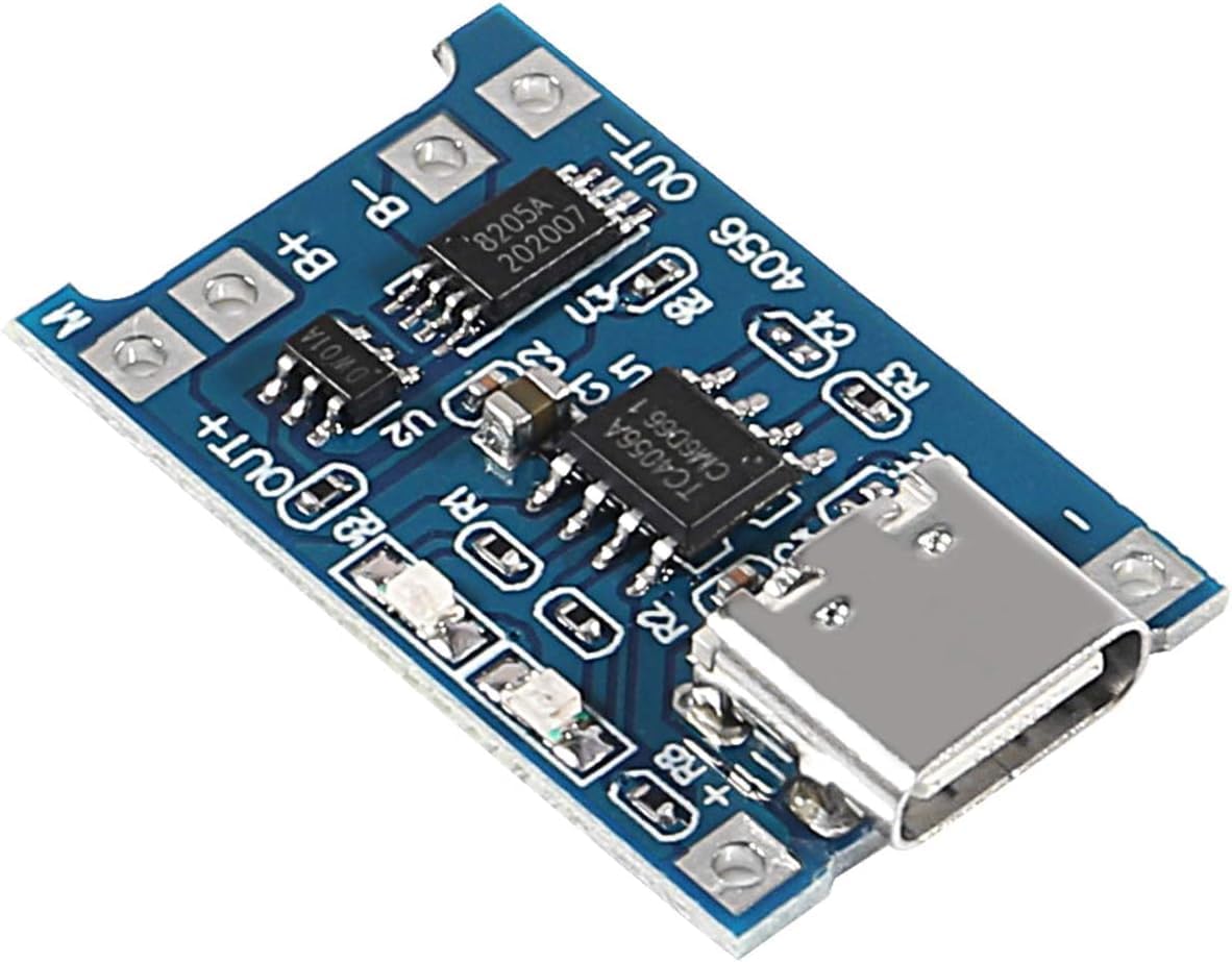 TP4056 Type-C 18650 Lithium Battery Charger Module with Protection – 1A 5V Charging Board - Image 3