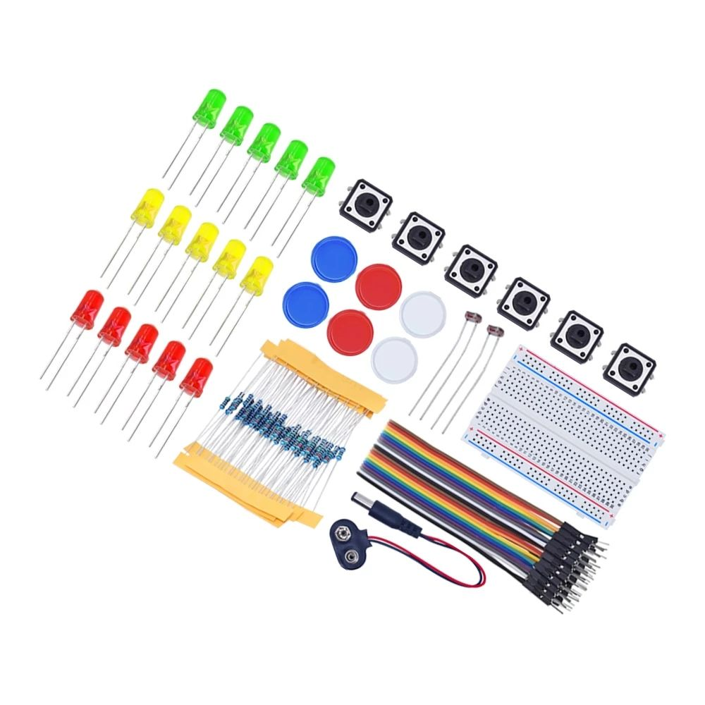 UNO R3 ATmega328P Development Board Starter Kit with Breadboard, LEDs & Accessories (CH340G) - Image 5
