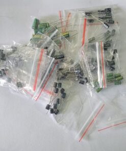 Alternative view of Assorted Aluminium Electrolytic Capacitors (120pcs)
