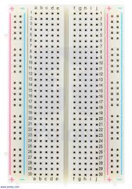 Alternative view of Professional White Solderless Breadboard for DIY projects