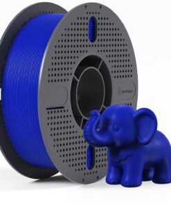 Deep/Dark Blue PETG 3D Printer 1.75mm filament on a plastic spool/reel