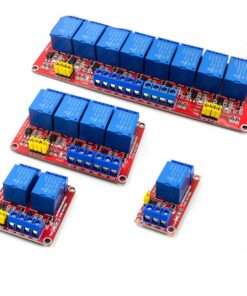 1 / 2 / 4 / 8 Channel Relay Module – 5V / 12V / 24V Optocoupler Isolated High & Low Level Trigger